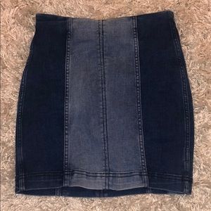 Free People Denim Skirt